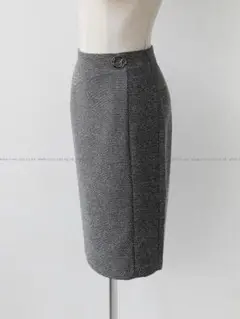 新品未使用　DHOLIC　ボカシグレー タイトスカート Sサイズ