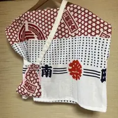 手拭いリメイクシャツ3