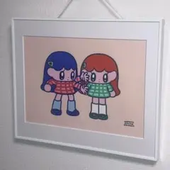 モニョチタポミチ　おーいモニョガール　orange ジークレープリント
