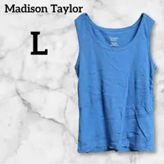Madison Taylor【L】青 タンクトップ 鮮やか カジュアル 夏