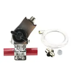 ルーフトップクランプ式基台（シルバー）+SC316同軸ケーブル５m　MJL-MP