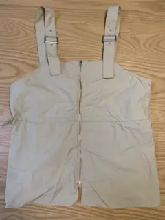 SM2 フロントジップドロストビスチェ