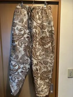 ペイズリー柄 ワイドパンツ