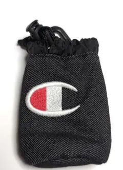 Champion ブラック ボール６ポーチ カラビナ付き