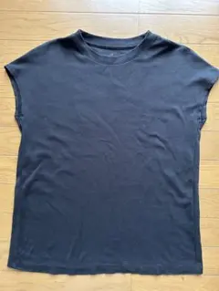 無印良品☆黒のノースリーブTシャツ Mサイズ