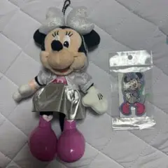 ミニーマウス ぬいぐるみ ステッカー