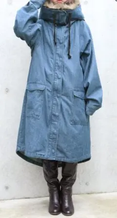 somari デニムモッズコート