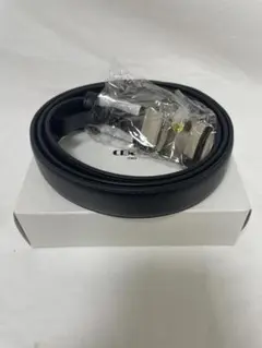 【新品未使用品】CERVE チェルベ メンズ ベルト ブラック シルバー