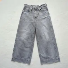 upper hight アッパーハイツ ダメージ加工 ワイドパンツ デニム