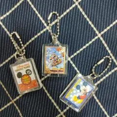 断捨離出品　貴重レア　美品ディズニーストアー15周年記念おまけキーホルダー3種類