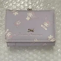 財布　サンリオ　クロミ　三つ折り財布　がま口