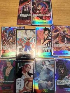 ONE PIECE カードゲーム おでん クザン ゾロ SR 7枚とおまけ