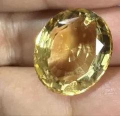 天然特大シトリン　ルース　22.320ct