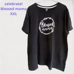 Blessed mama ブラック Tシャツ XXL