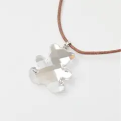S スワロフスキー SWAROVSKI ベアー クマ クリスタル 紐ネックレス