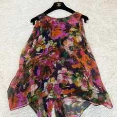 美品　Erdem　アーデム　トップス　ノースリーブ　タンクトップ　 シルク　M