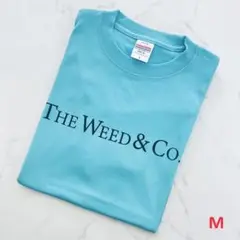 ウィード ロゴ (大麻/マリファナ)プリント Tシャツ M ティファニーブルー
