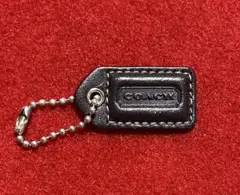[COACH]ロゴプレート レザーミニチャーム