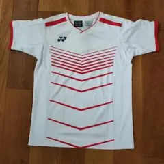 YONEX VeryCOOL Dry Tシャツ S ホワイト/レッド