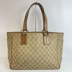 GUCCI GGキャンバス トートバッグ レディース ブランド ハンドバッグ