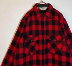 WOOL RICH ウールリッチ　バッファローチェック　　USA製　ウールシャツ