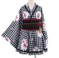 ToAlice いちごギンガムチェック浴衣セット 最終値下げ