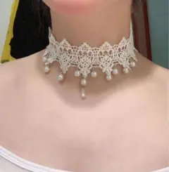 291 新品 ネックチョーカー 結婚式 ネックレス