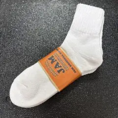 【新品】JAMオリジナルソックス/ホワイト/25-27cm/2足セット