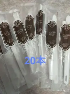 【新品未開封】使い捨て歯ブラシ・歯磨き粉付き 個包装 20本セット