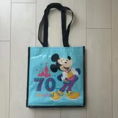 【新品未使用】カリフォルニアディズニー 70周年限定 ショッピングバッグ