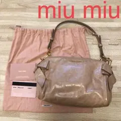 miumiu ミュウミュウ リボン ショルダーバッグ