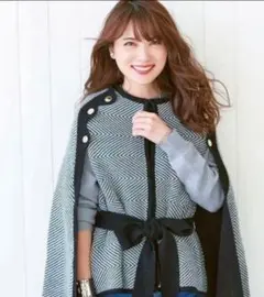チェスティ♡ ケープコート ブラック
