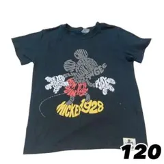 ★ミッキーマウス Tシャツ 120cm ブラック