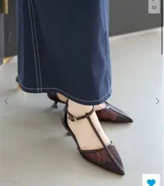 LE TALON 3.5cmTストラップシアーパンプス