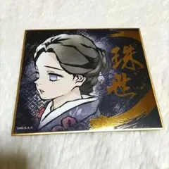 Ｒ②鬼滅の刃　ビジュアル色紙コレクション　箔押しキメツきめつミニ色紙　珠世たまよ