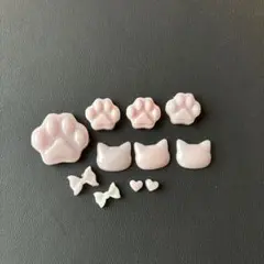 ネイルパーツ ねこ 地雷 量産