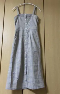 チェック柄ノースリーブワンピース 160cm