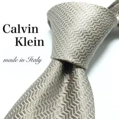 【極美品】Calvin Klein ネクタイ 新品同様 ストライプ ブランド
