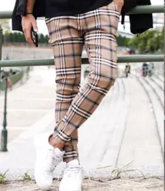 アダムスジャグラー　チェックパンツ