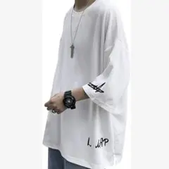 [62]新品未使用 tシャツ メンズ L ホワイト 半袖 カットソー