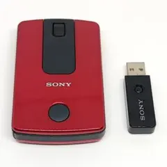 0809 SONY ワイヤレスマウス SMU-WM10 レッド