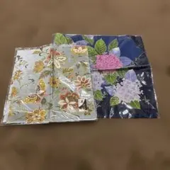 花柄刺繍ハンカチ2枚セット