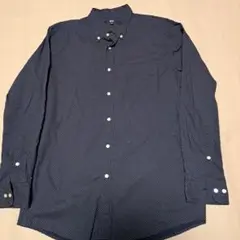 UNIQLO ドット柄 長袖シャツ L