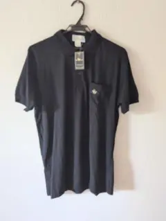 新品タグ付きPOLO FIELD ブラックポロシャツ Lサイズ