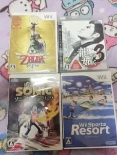 Wii ゲームソフト 4本セット