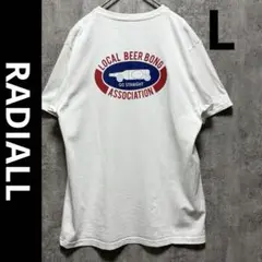 RADIALL ラディアル　L メンズ　Tシャツ　白