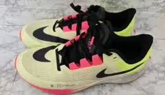 Nike ランニングシューズ イエロー/ブラック/ピンク