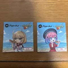 モンストピザハットコラボステッカー
