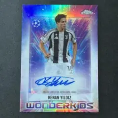 Kenan Yildiz ユルディズ Topps Chrome Auto サイン