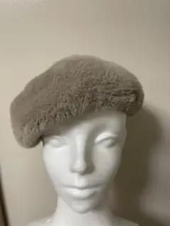 ベレー帽 グレー